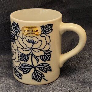 Vintage Napcoware Cup-Mug Shibui Porcelain  Peony Made in Japan